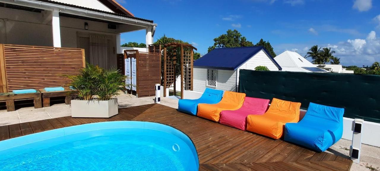 Tropical Dream - Gite Touristique - 4Adultes Et 3Enfants Baie-Mahault Exterior foto